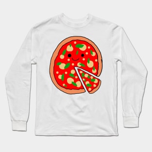 Cute Pizza Long Sleeve T-Shirt